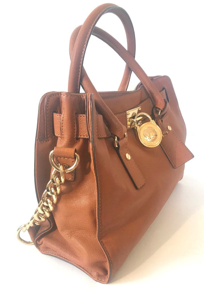 Michael Kors Tan Leather Hamilton Bag | Gently Used |
