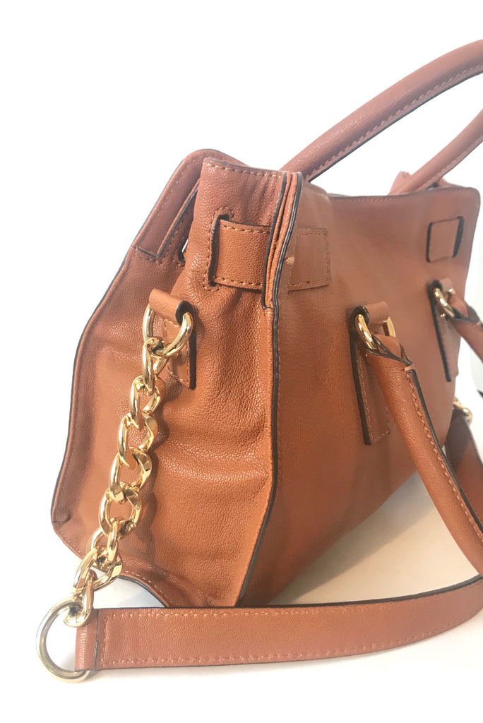 Michael Kors Tan Leather Hamilton Bag | Gently Used |