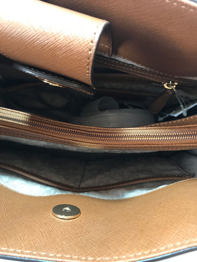 Michael Kors HAMILTON Tan Leather Tote | Brand New |