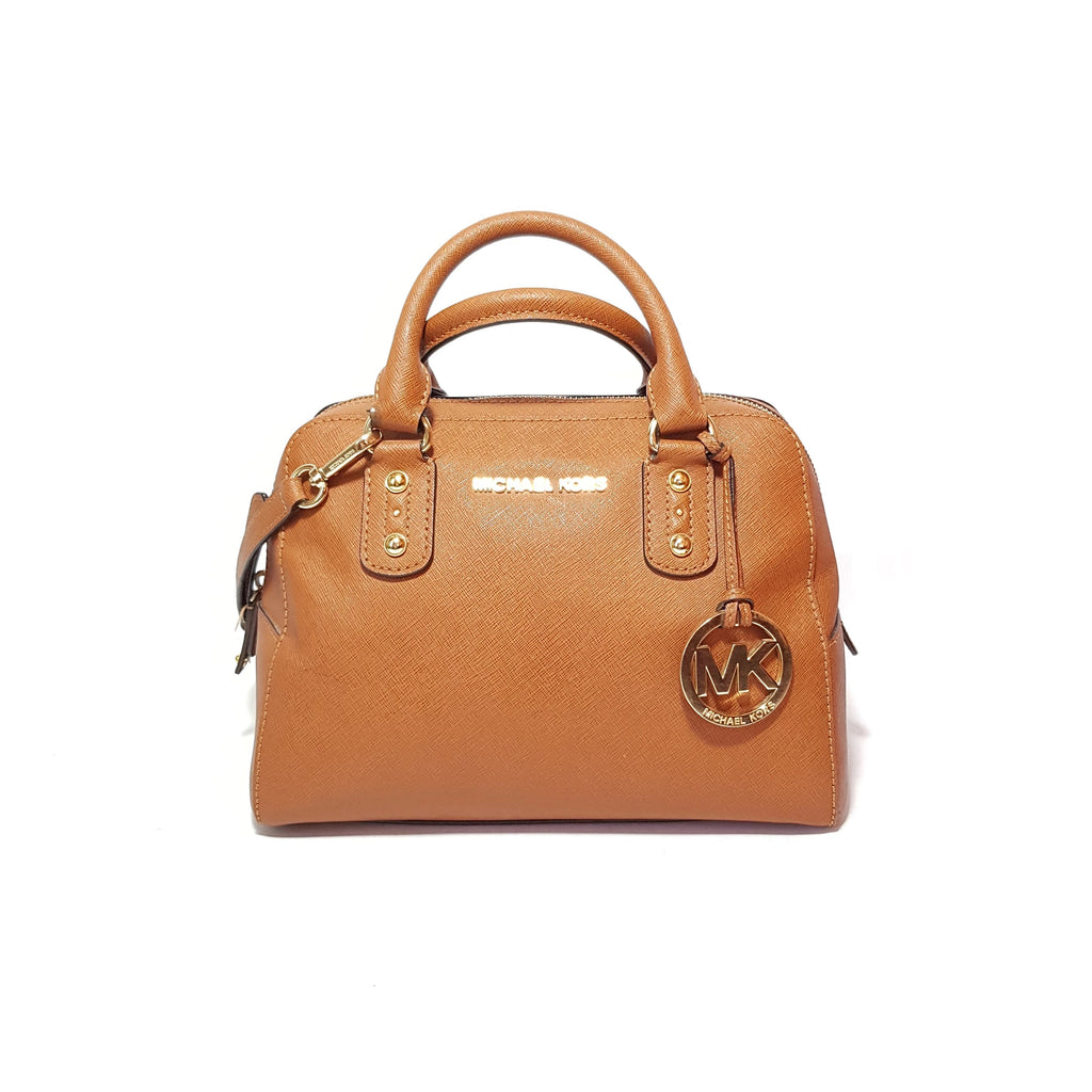 Michael Kors Tan Leather Small Satchel | Pre Loved |