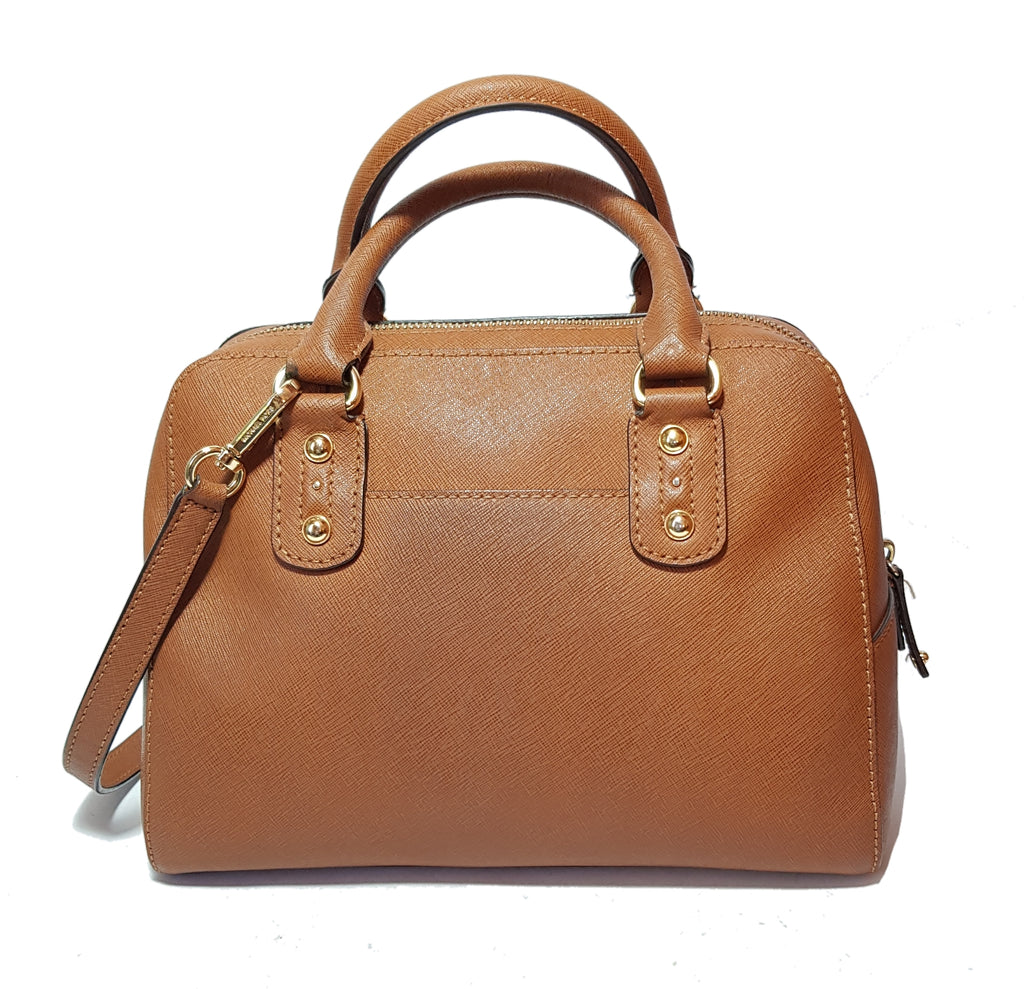 Michael Kors Tan Leather Small Satchel | Pre Loved |