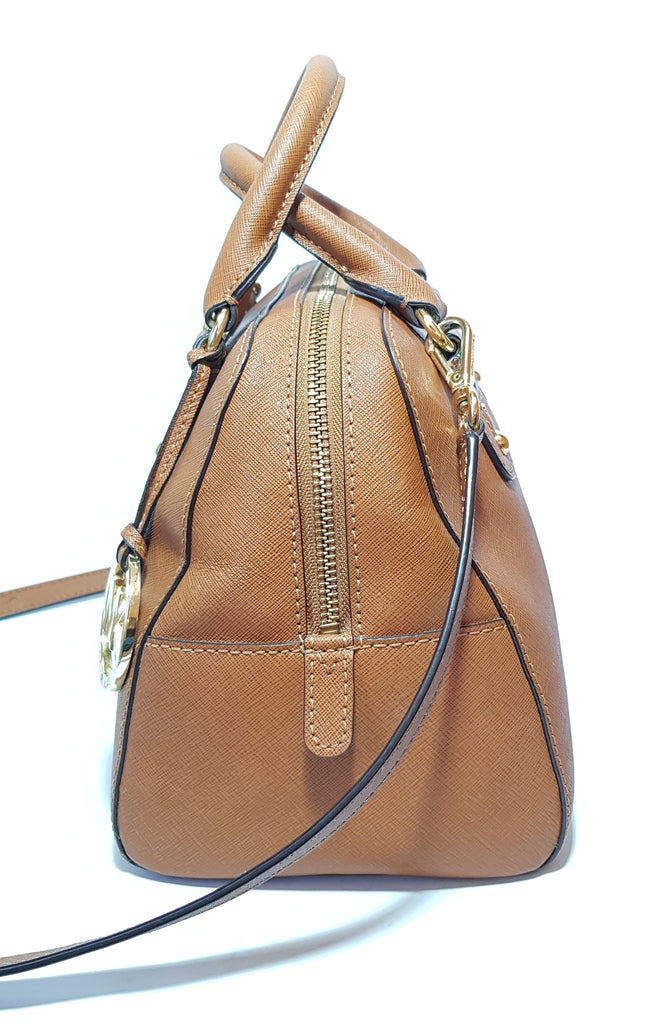 Michael Kors Tan Leather Small Satchel | Pre Loved |
