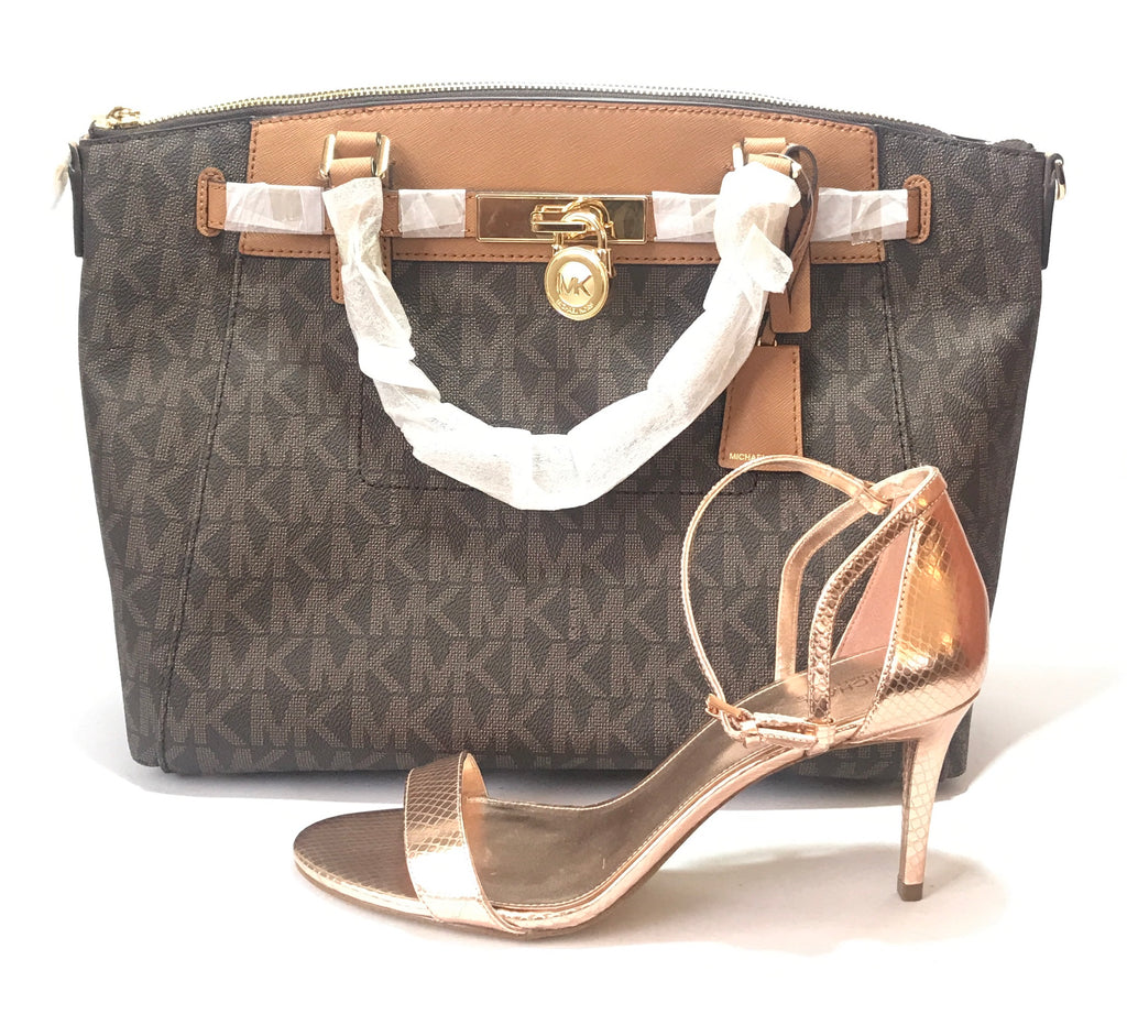 Michael Kors Monogram Hamilton Traveler Tote | Brand New |