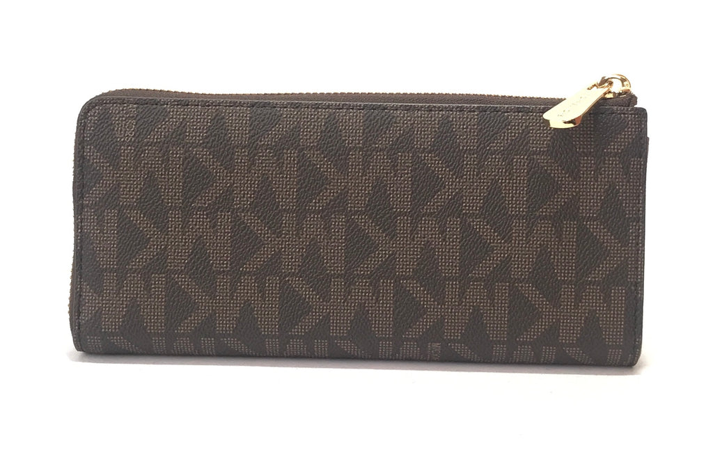 Michael Kors Monogram Jet Set Travel Wallet | Brand New |
