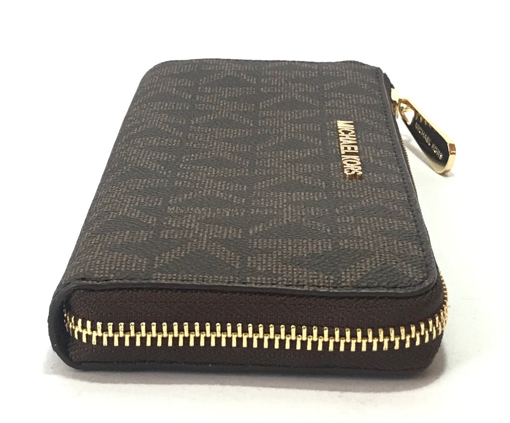 Michael Kors Monogram Jet Set Travel Wallet | Brand New |