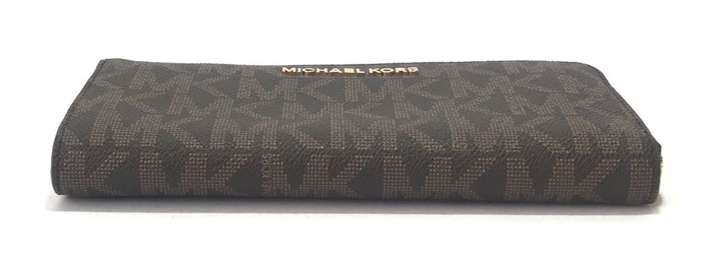 Michael Kors Monogram Jet Set Travel Wallet | Brand New |