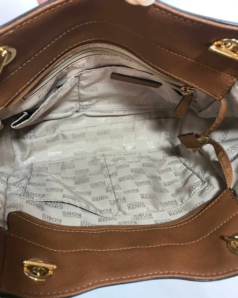 Michael Kors Tan 'Jet Set Chain' Shoulder Bag | Gently Used | | Secret ...