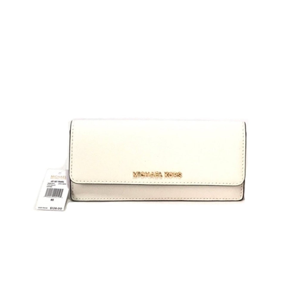 Michael Kors Jet Set White Flat Wallet | Brand New |