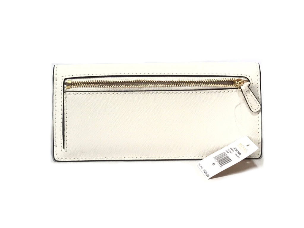 Michael Kors Jet Set White Flat Wallet | Brand New |