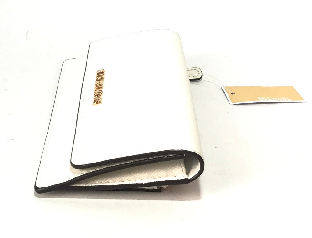 Michael Kors Jet Set White Flat Wallet | Brand New |
