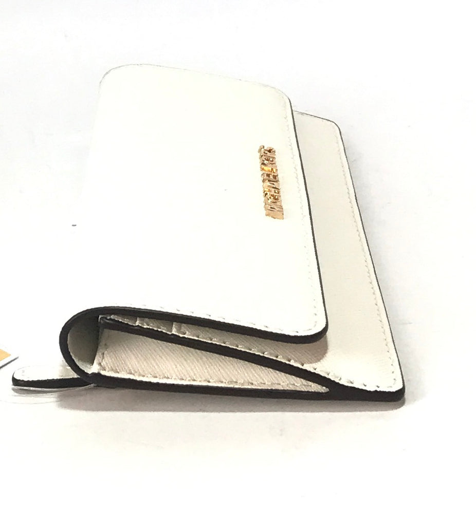 Michael Kors Jet Set White Flat Wallet | Brand New |