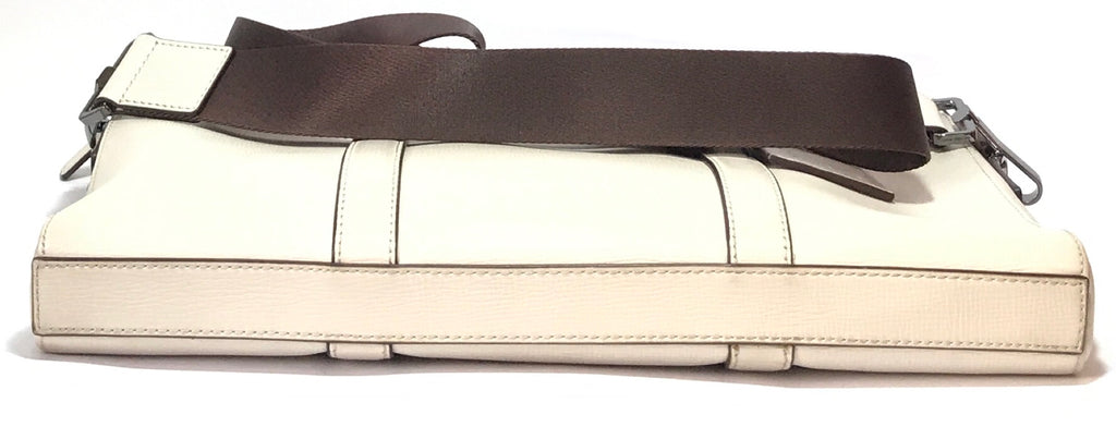 Michael Kors White Leather Laptop Bag | Gently Used |