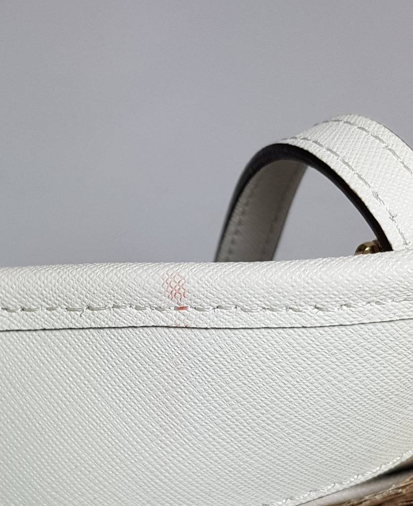 Michael Kors White Leather Jet Set Tote | Gently Used |