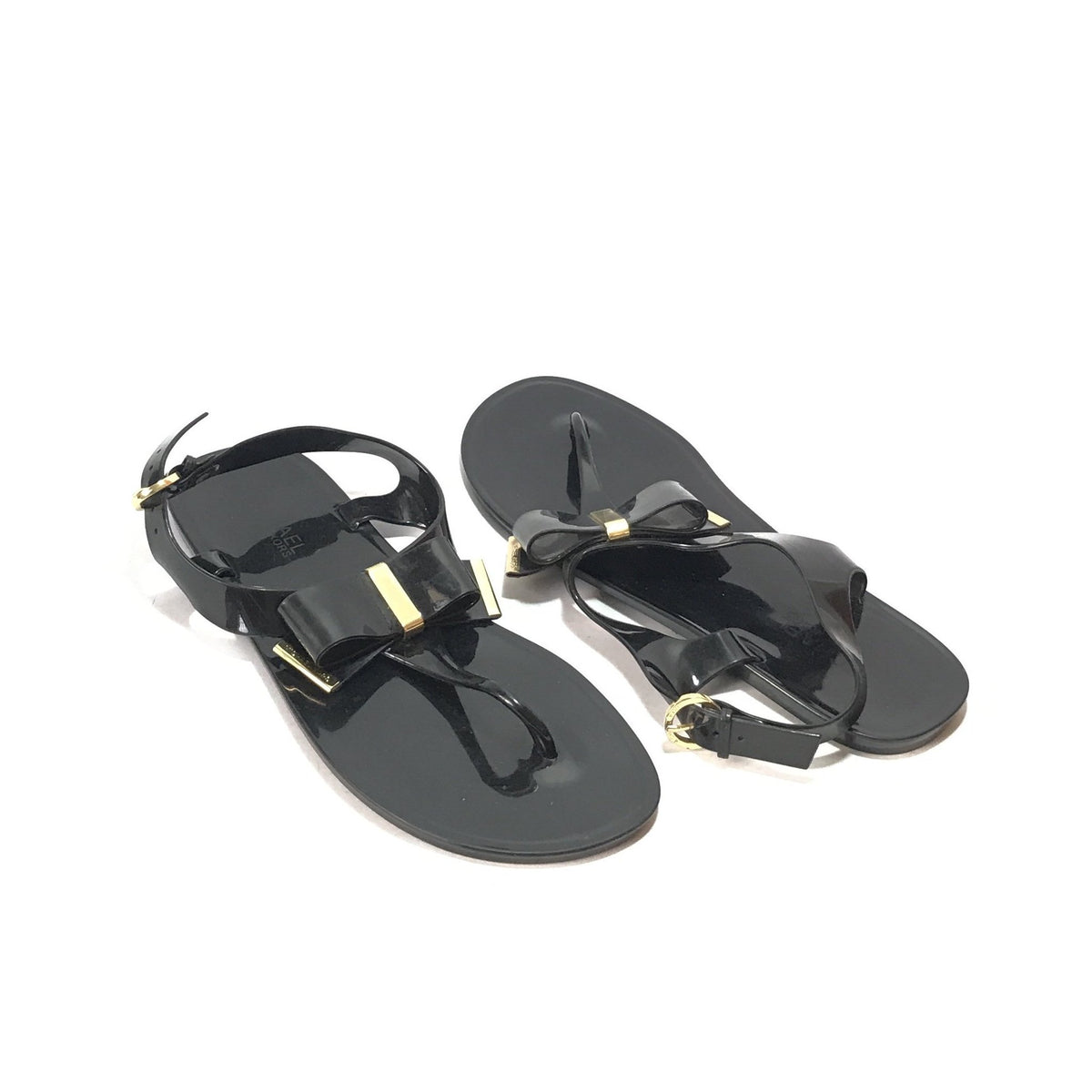 Michael Kors Kayden Black Jelly Sandals Pre Loved Secret Stash