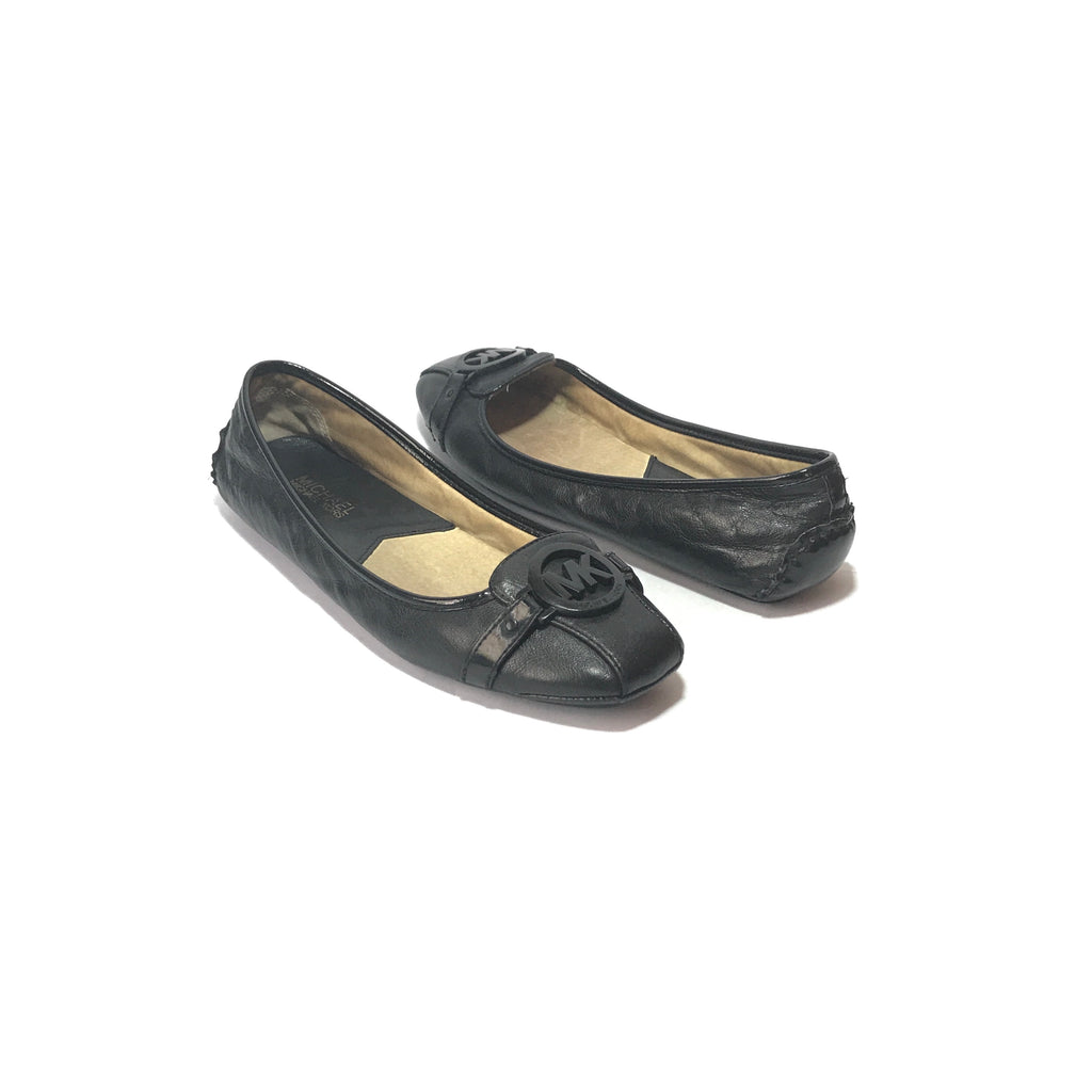 Michael Kors Black Leather Driving Moccasin 'Fulton' Flats | Gently Used |