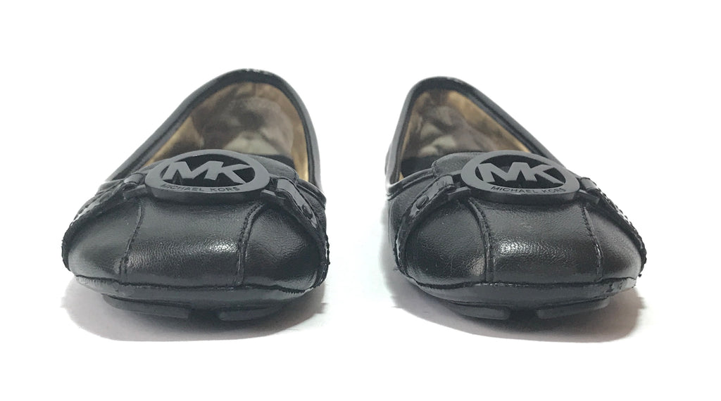 Michael Kors Black Leather Driving Moccasin 'Fulton' Flats | Gently Used |
