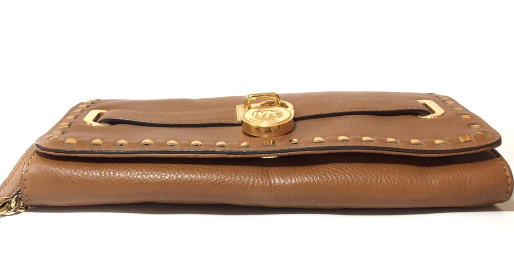 Michael Kors 'Hamilton Lock' Tan Shoulder Bag | Pre Loved |