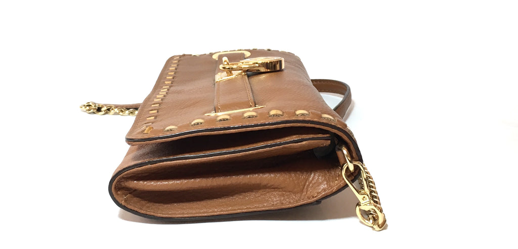 Michael Kors 'Hamilton Lock' Tan Shoulder Bag | Pre Loved |