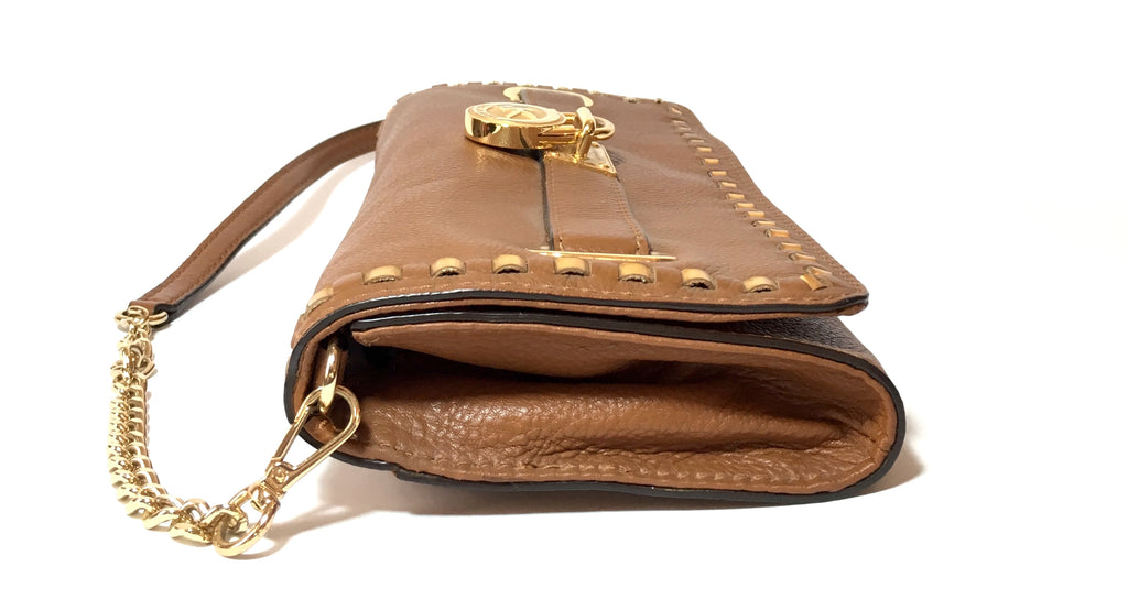 Michael Kors 'Hamilton Lock' Tan Shoulder Bag | Pre Loved |