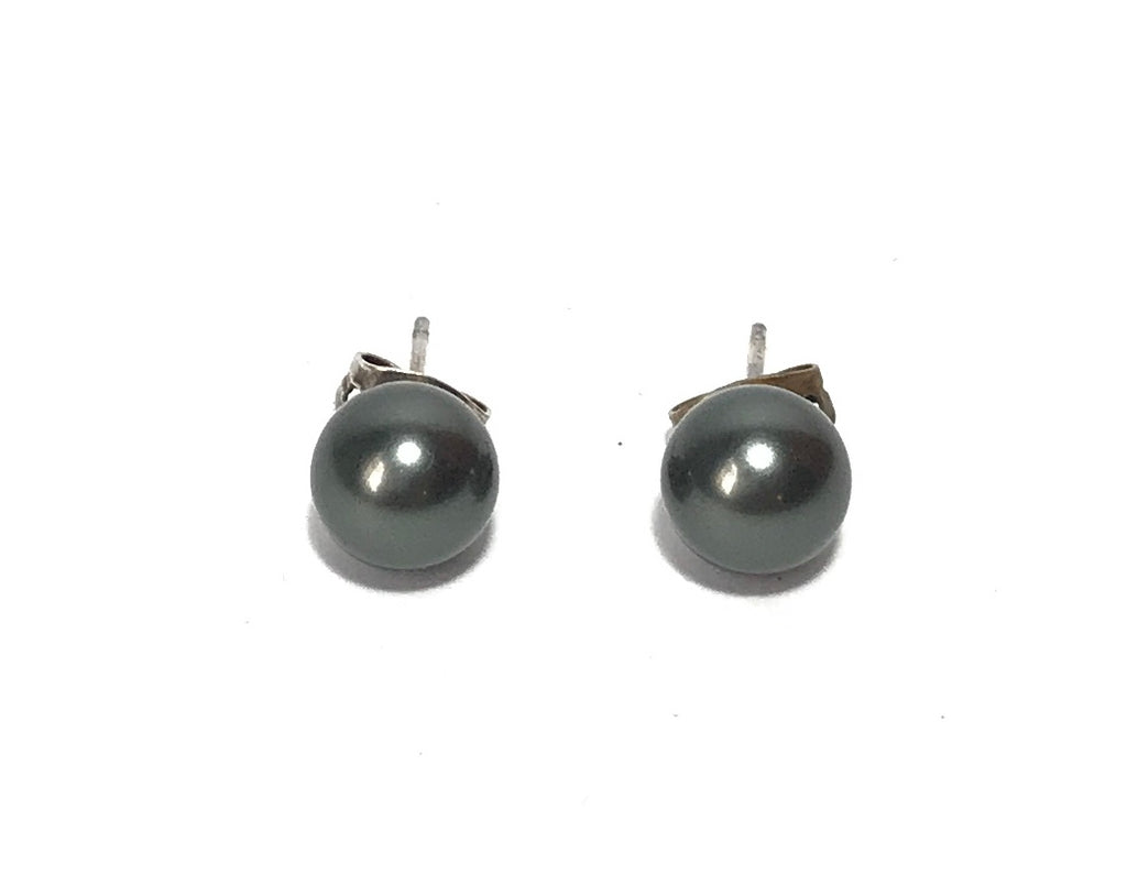 Misaki Grey Pearls Earrings & Pendant Set | Gently Used |