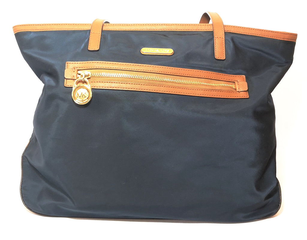 Michael Kors Dark Blue Nylon Bag | Pre Loved |