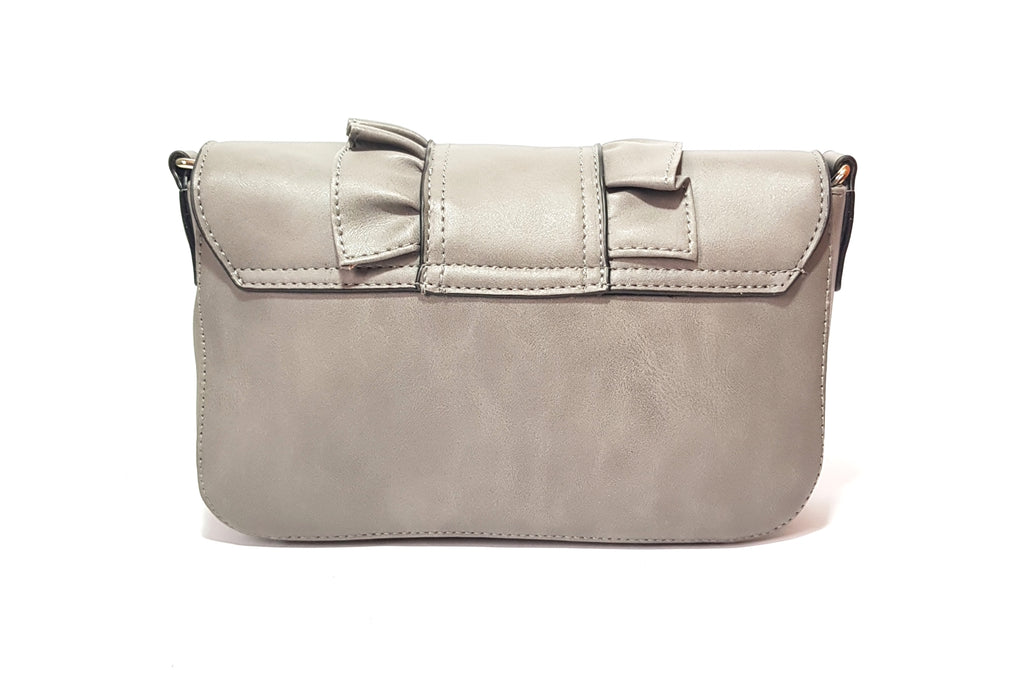 New Look Grey Ruffle Shoulder Bag | Brand New |