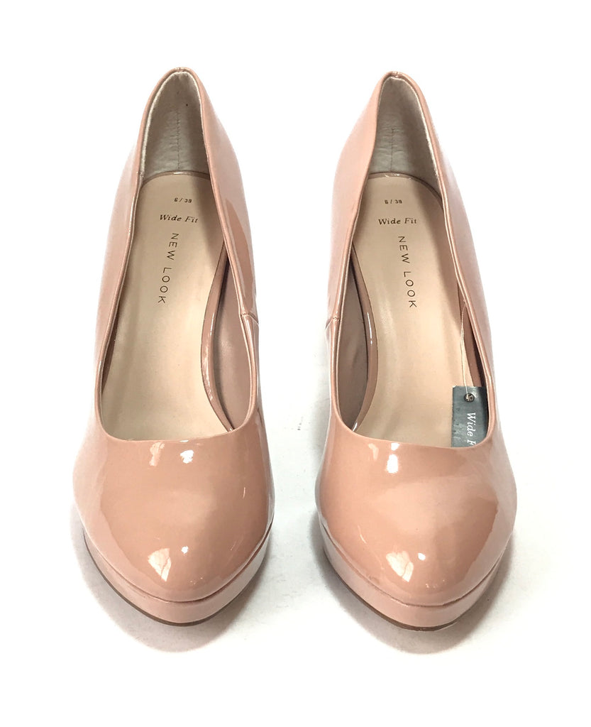 New Look Nude Patent Pumps | Brand New |