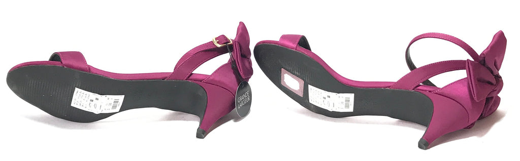 New Look Purple Bow Kitten Heels  | Brand New |