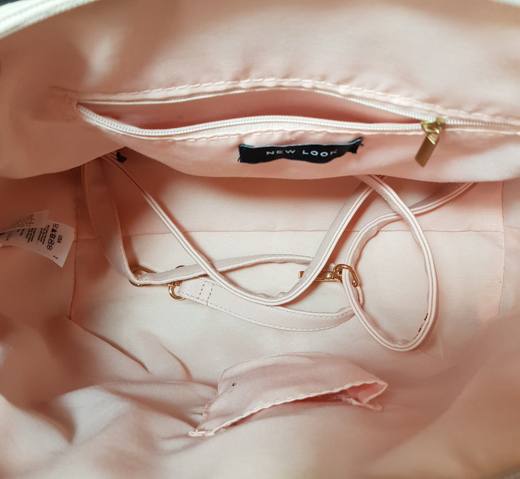 New Look Light Pink Tote Bag | Pre Loved |