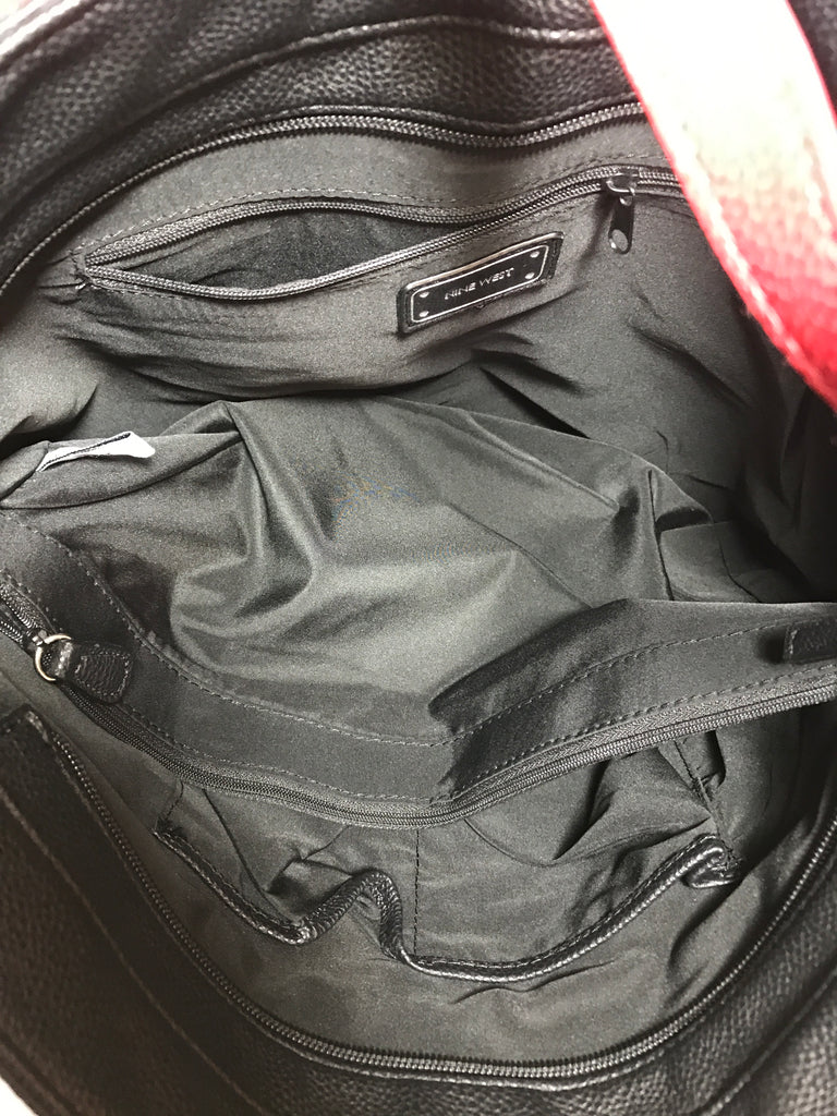 Nine West Black & Red Shoulder Bag | Like New |