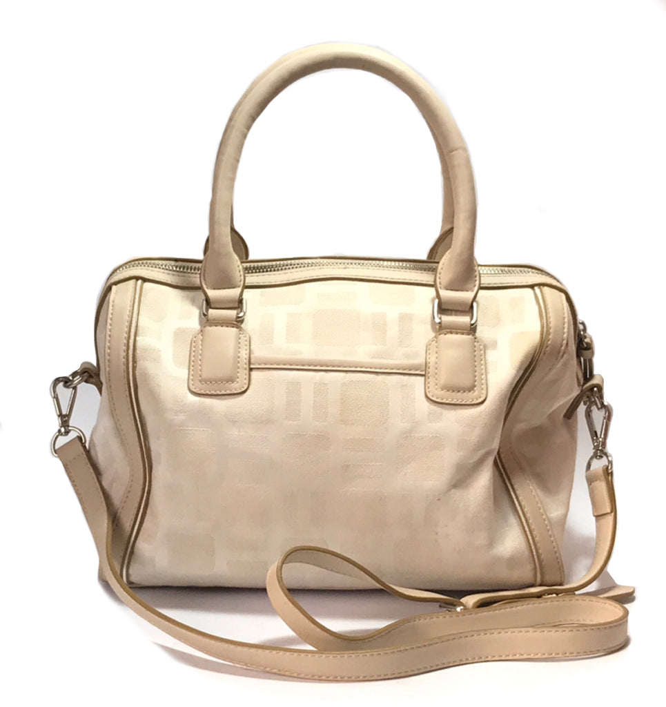 Nine West Cream Canvas Tote | Pre Loved |
