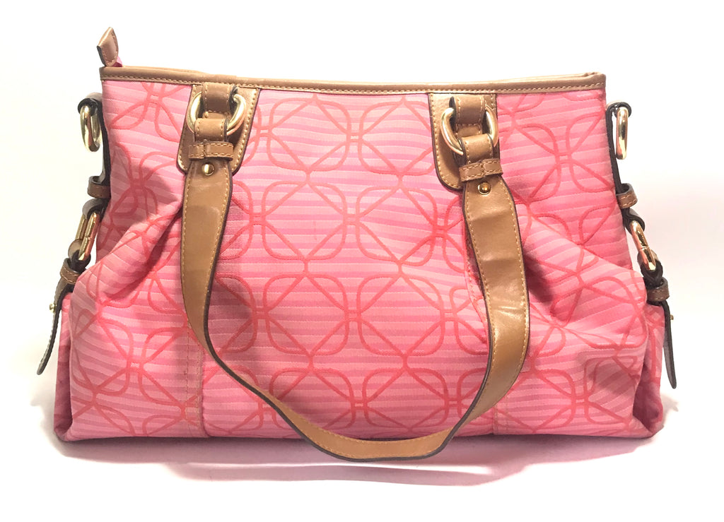 Nine West Pink & Tan Shoulder Bag | Pre Loved |
