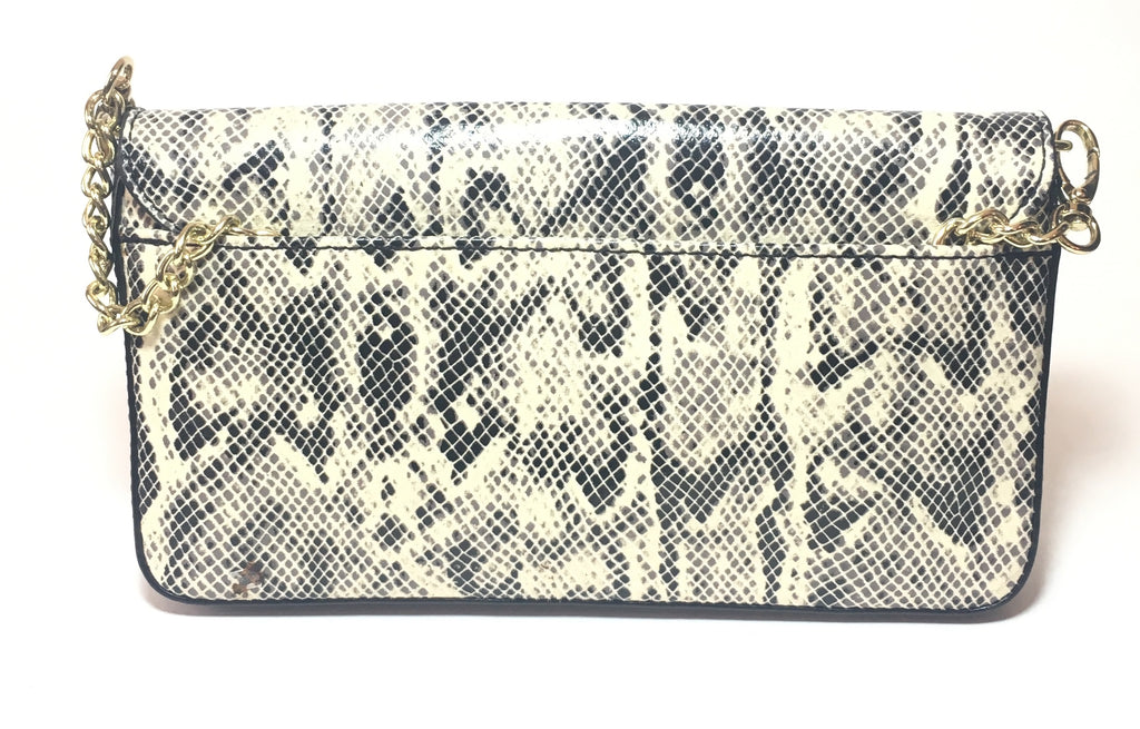 Nine West Pop Diva Snakeskin Clutch | Like New |