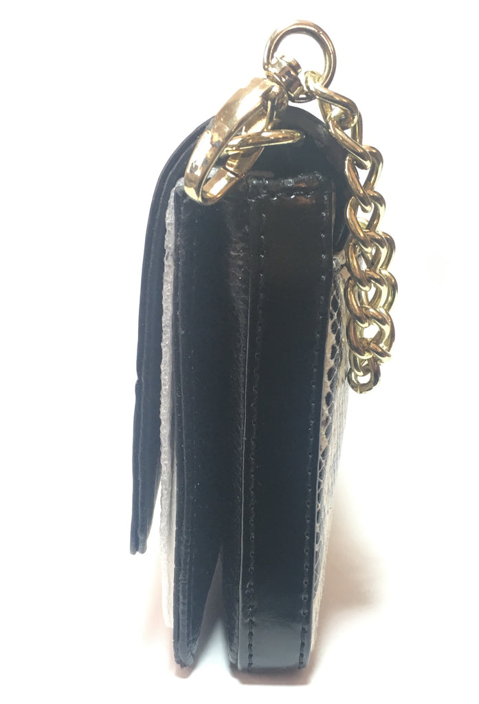 Nine West Pop Diva Snakeskin Clutch | Like New |