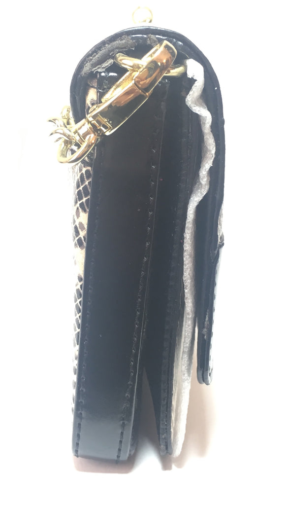 Nine West Pop Diva Snakeskin Clutch | Like New |
