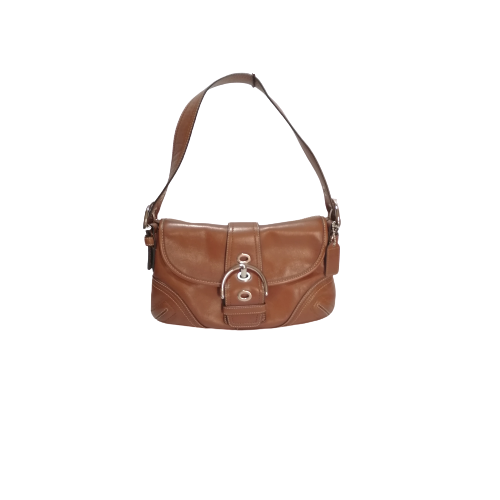 Coach Signature Collection Brown Leather Shoulder Bag | Gently Used |