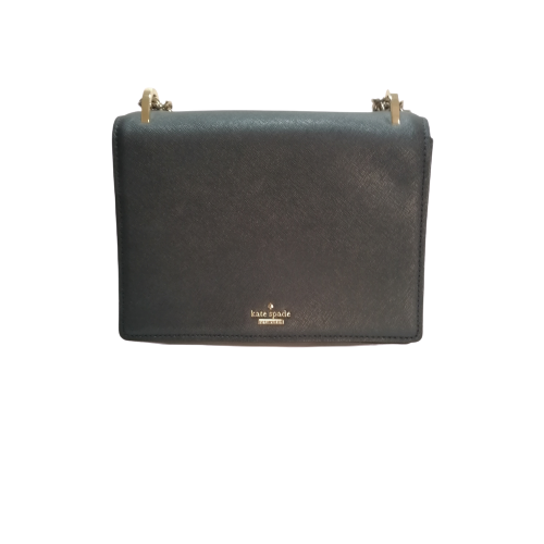 Kate Spade Black Textured Leather Shoulder Bag | Gently Used |