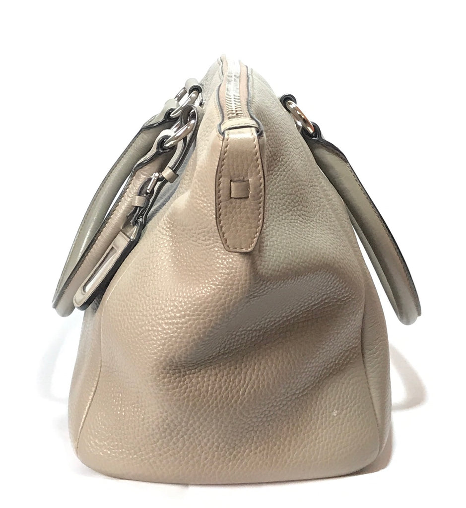 Prada Grey Pebbled Leather Tote | Gently Used |