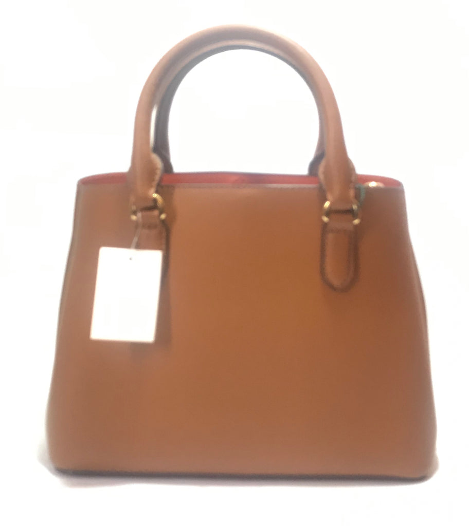 Ralph Lauren Tan Leather 'Dryen Marcy' Tote  | Brand New |