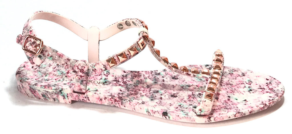 Rebecca Minkoff Pink Stud Sandals | Gently Used |