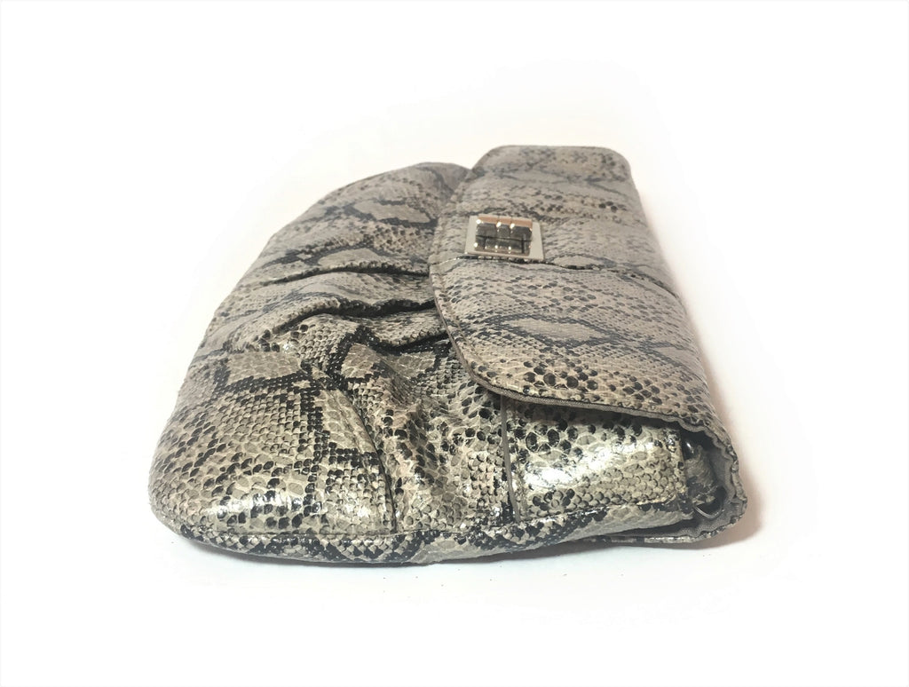 Red Herring Debenhams Snakeskin Print Clutch | Brand New |