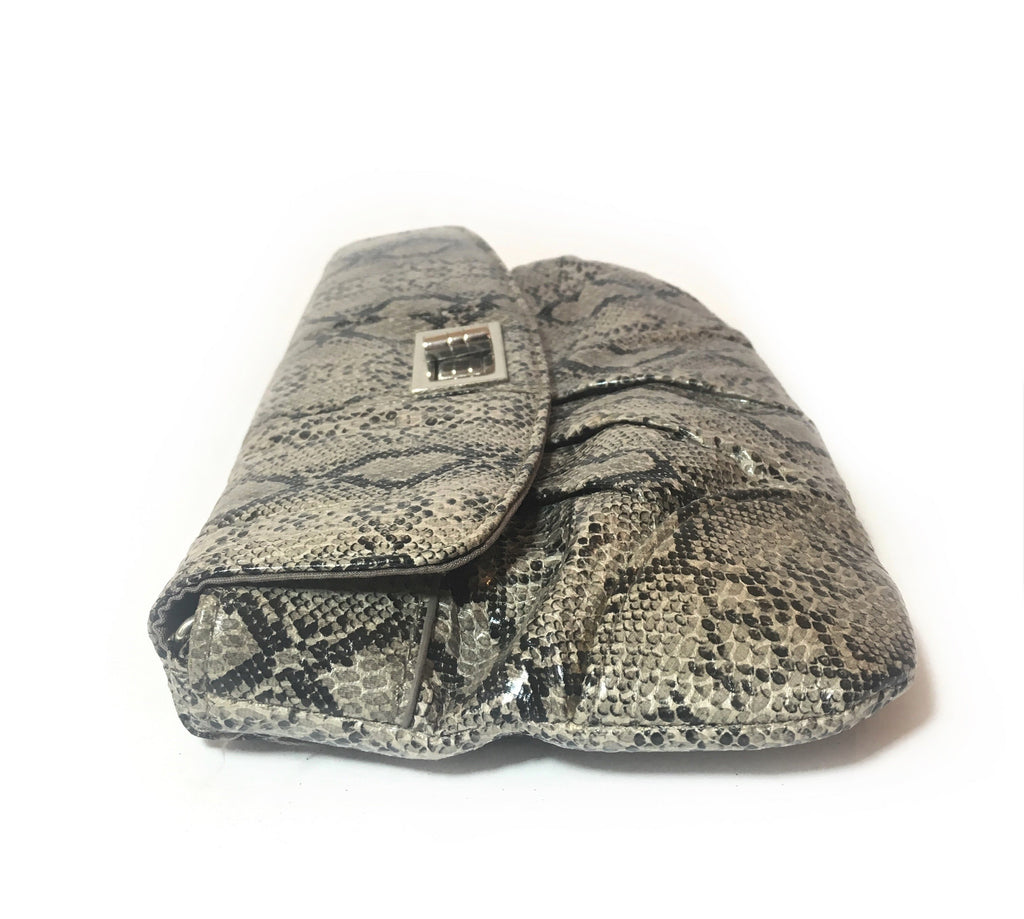 Red Herring Debenhams Snakeskin Print Clutch | Brand New |