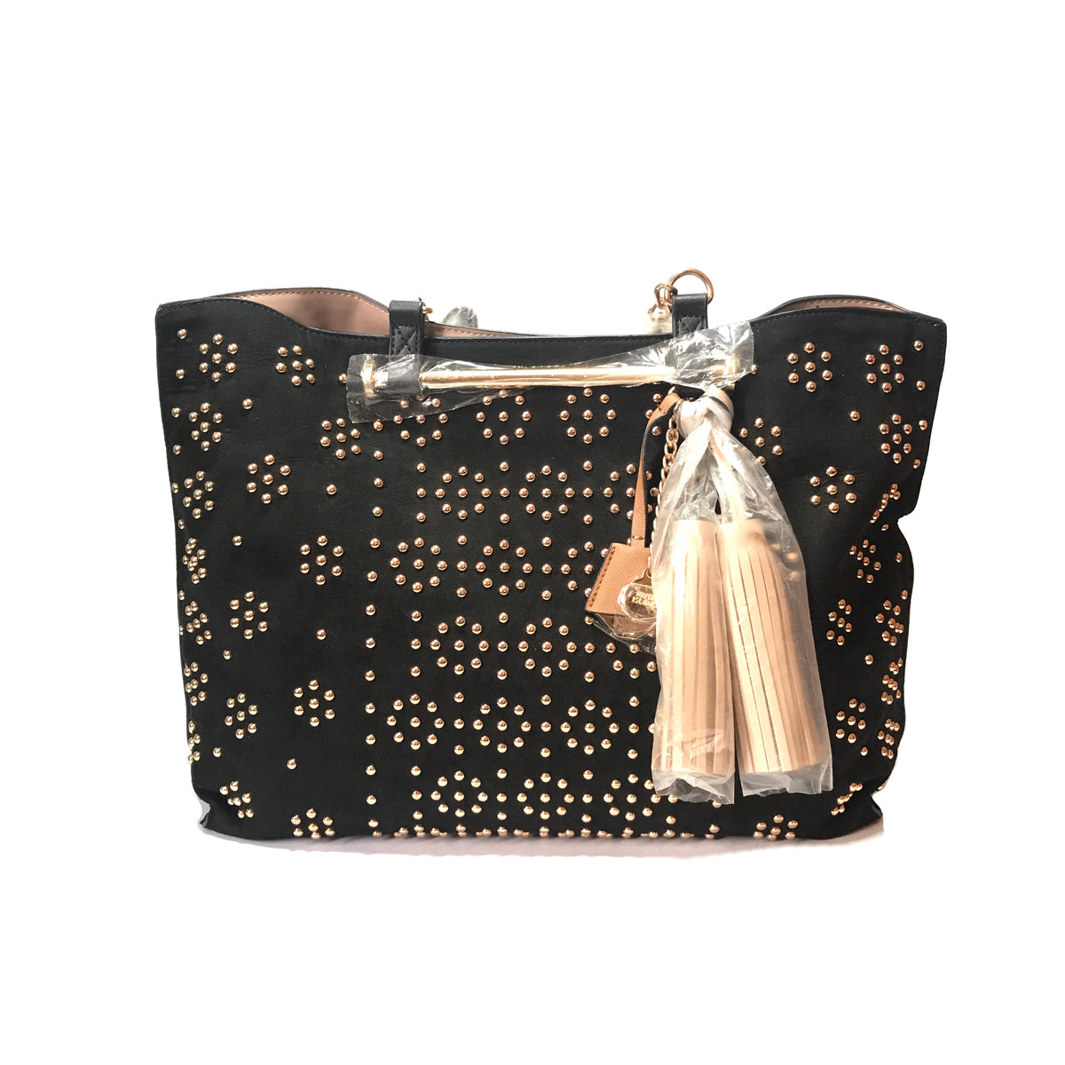 Black and gold river island bag 2025