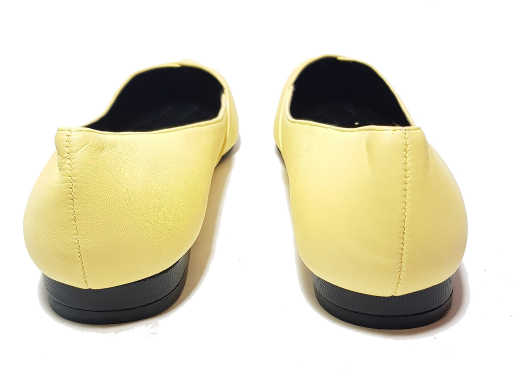 River Island Light Yellow Pointed Flats | Like New |