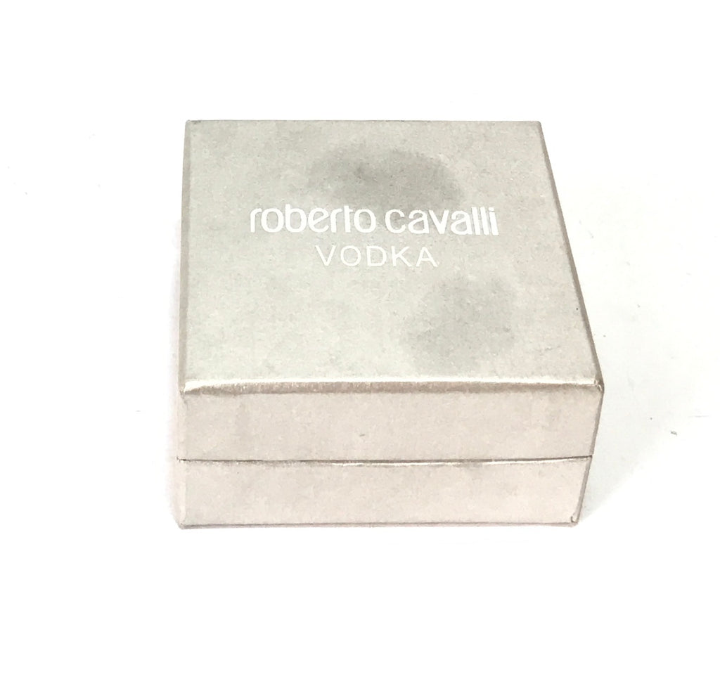 Roberto Cavalli Vodka Men's Silver Snake Cufflinks | Like New |