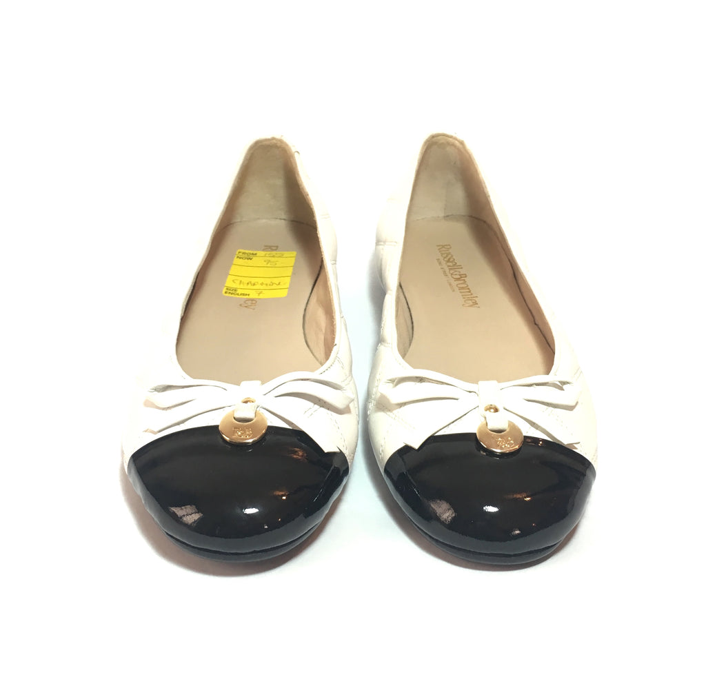 Russel & Bromley CHARMING Quilted Ballet Flats | Like New |