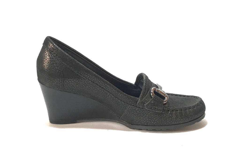 Russell & Bromley for Marc Joseph Black Wedges | Like New |