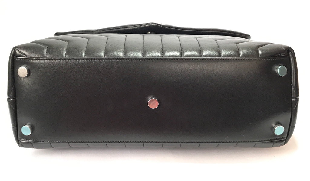 Saint laurent large loulou matelassé leather shoulder bag hotsell