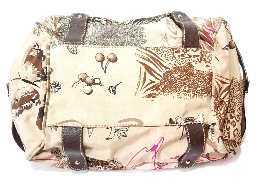 Salvatore Ferragamo Nylon Jungle Print Bag | Pre Loved |