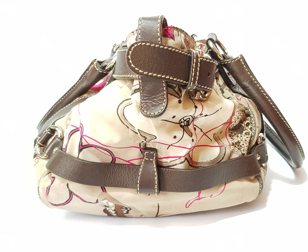 Salvatore Ferragamo Nylon Jungle Print Bag | Pre Loved |